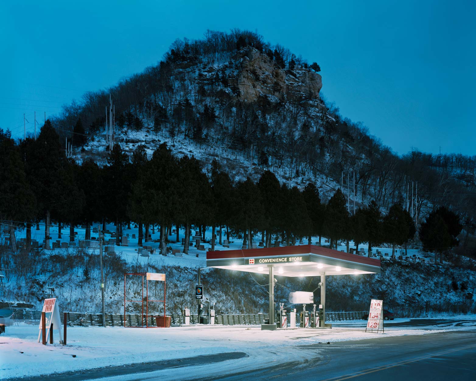 Cemetery, Fountain City, WI, 2002