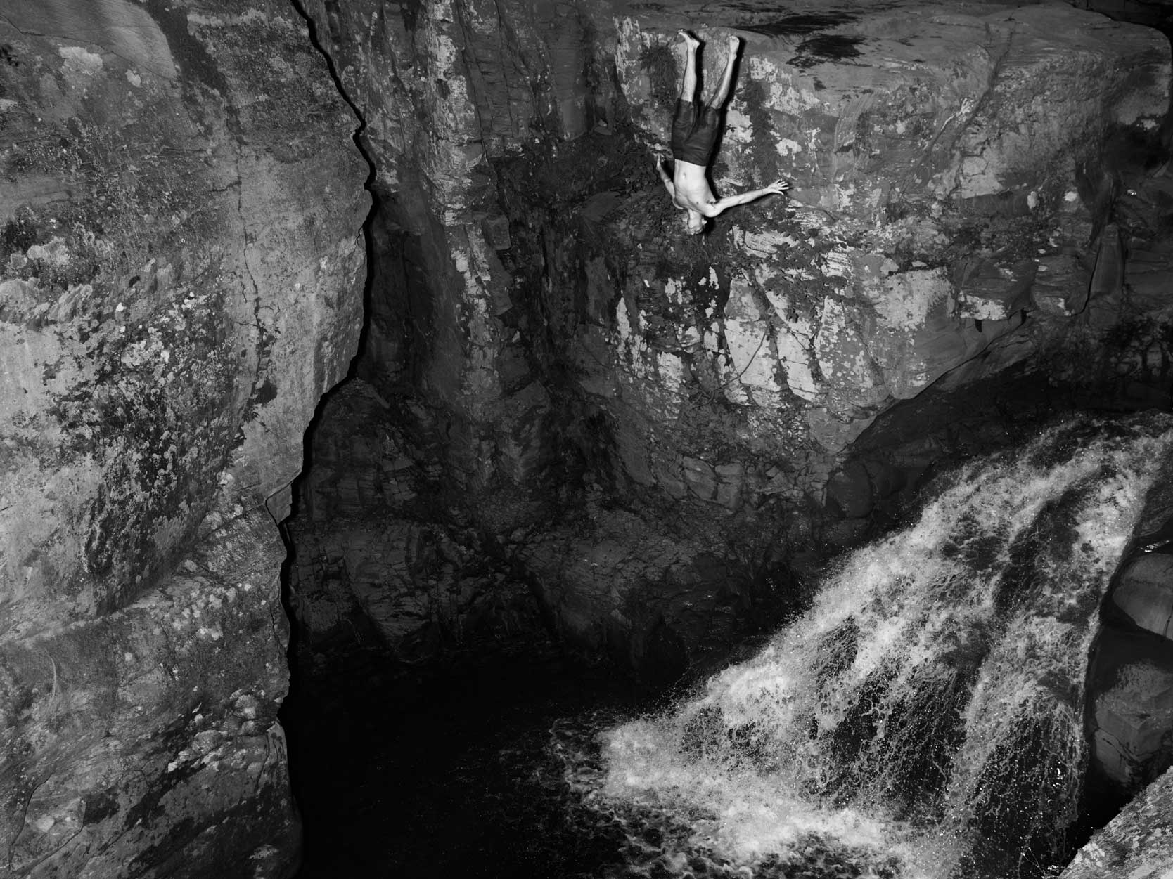 Near Kaaterskill Falls, New York.